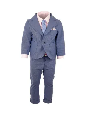 Baptism suit set 7pcs for boy-DAMINO