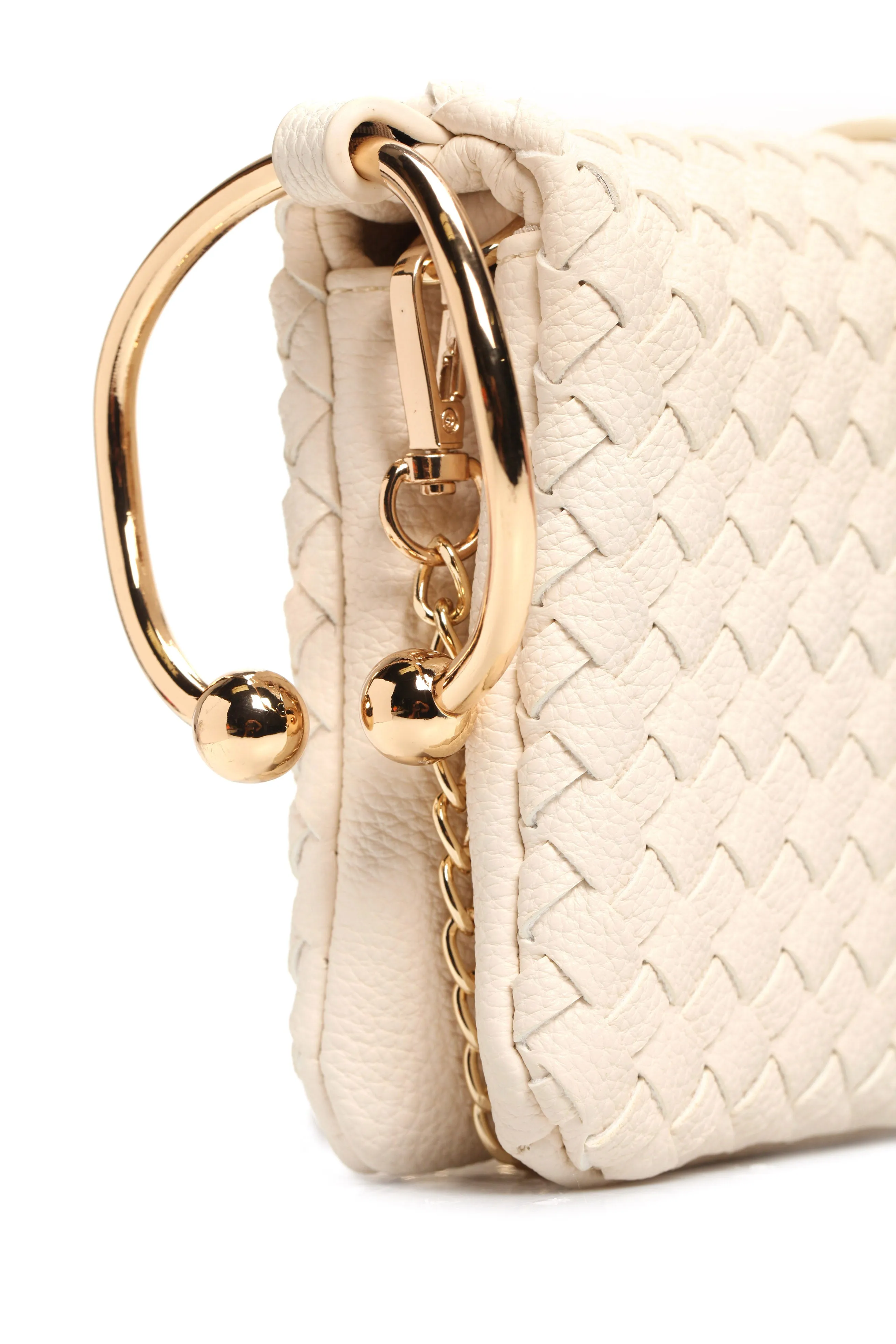 Bella Woven Bag - Cream
