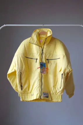 CAMPRI Vintage Ski Jacket Oversized Yellow - 90s Retro Style