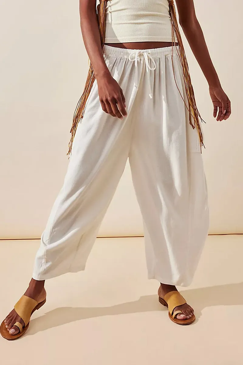 Casual Solid Pocket Loose Harlan Solid Color Bottoms(9 Colors)