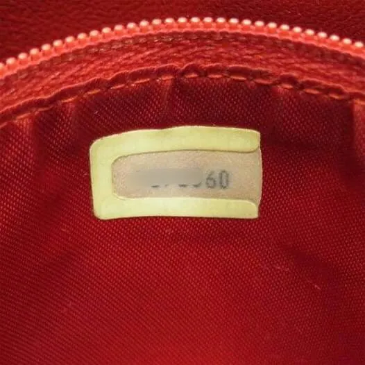 Chanel CC Lambskin Leather Crossbody Red