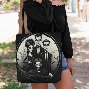 Halloween Family Tote Bag, Halloween Tote, Halloween Tote Bags, Tote bag Mockup Halloween, Tote Bags Halloween, Halloween Tote, Scary Tote