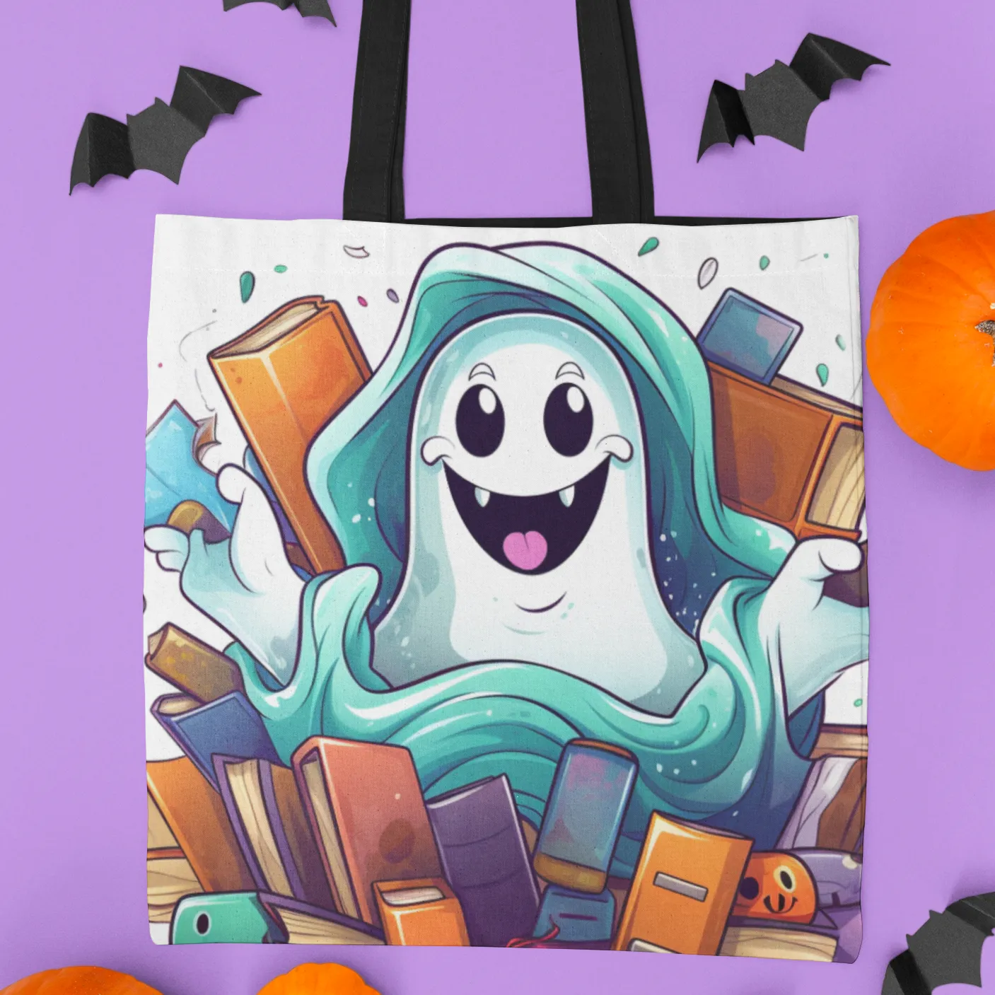 Halloween Ghost Tote, Halloween Tote Bag, Halloween Tote, Halloween Tote Bags, Tote bag Mockup Halloween, Tote Bags Halloween