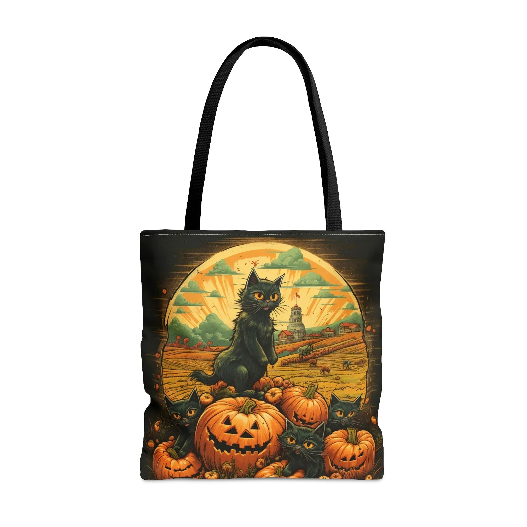 Halloween Tote Bag, Halloween Tote, Halloween Tote Bags, Tote bag Mockup Halloween, Tote Bags Halloween, Halloween Tote Cat, Cat Tote Bag