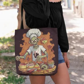 Halloween Zombie Tote Bag, Halloween Tote Zombie, Halloween Tote Bags, Tote bag Mockup Halloween, Tote Bags Halloween, Scary Halloween Tote