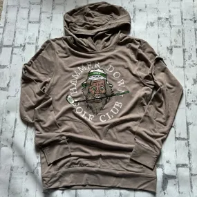 Hammer Down "Golf Club" Lightweight Hoodie - Taupe