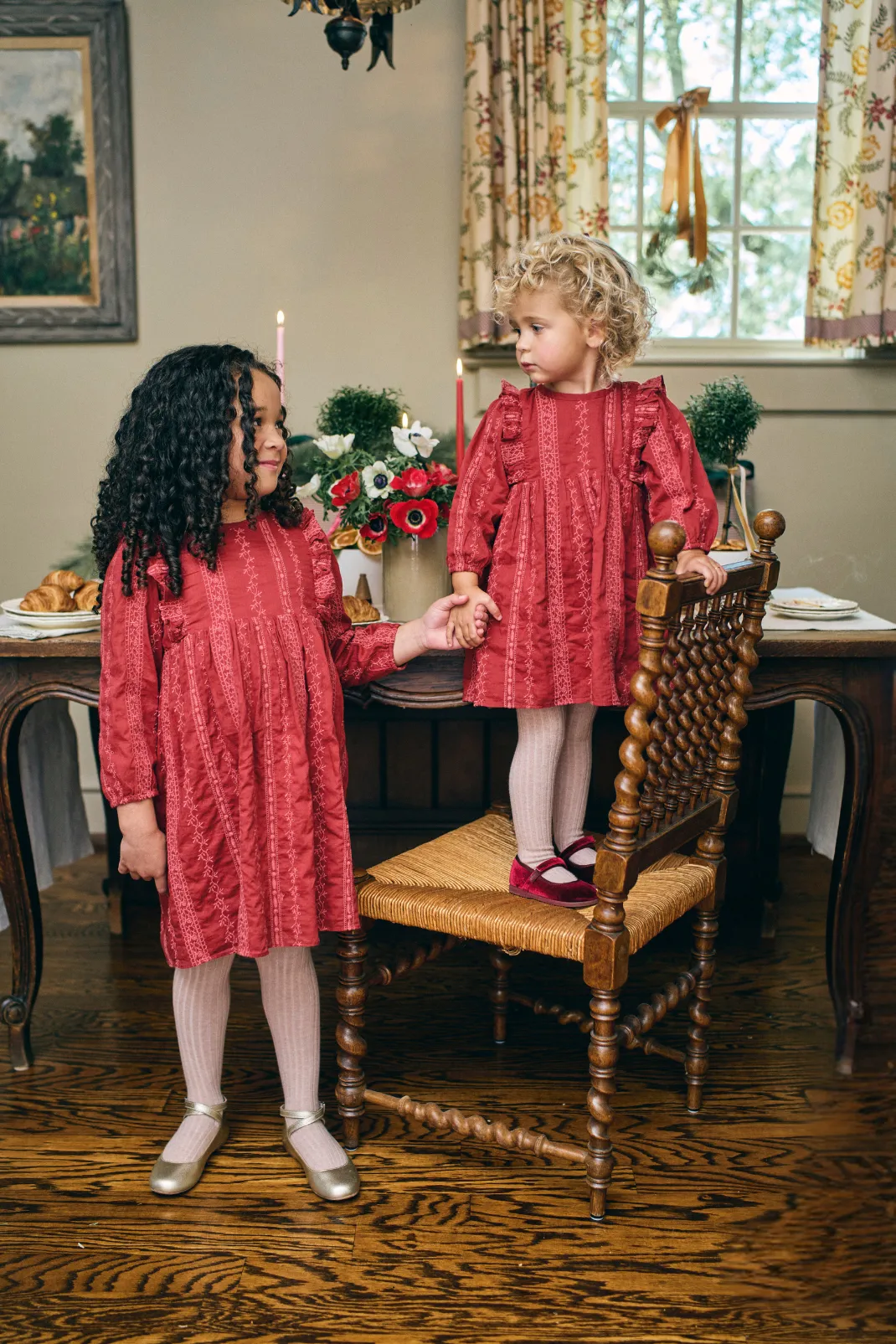 Kate Dress in Garnet