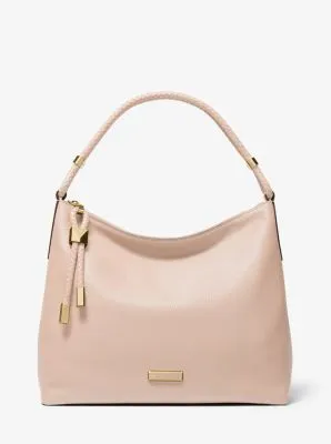 Lexington Large Pebbled Leather Shoulder Bag