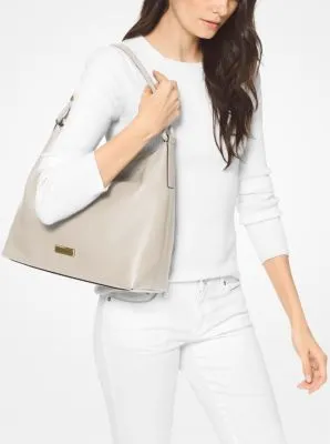 Lexington Large Pebbled Leather Shoulder Bag