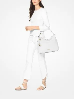 Lexington Large Pebbled Leather Shoulder Bag