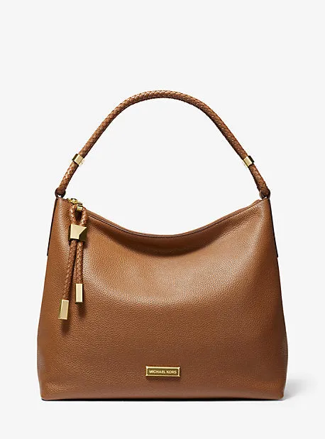 Lexington Large Pebbled Leather Shoulder Bag
