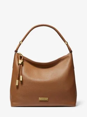 Lexington Large Pebbled Leather Shoulder Bag