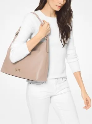 Lexington Large Pebbled Leather Shoulder Bag