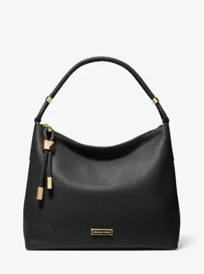 Lexington Large Pebbled Leather Shoulder Bag