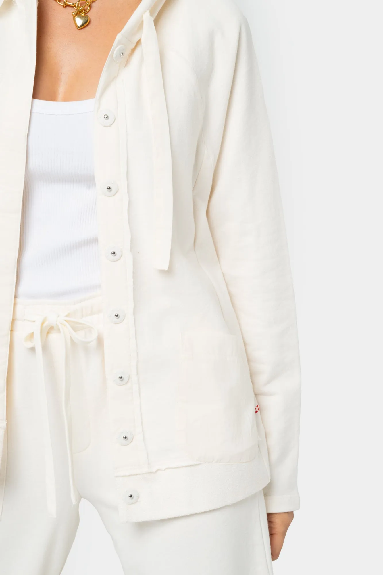 Lightweight French Terry Zip-Up Hoodie