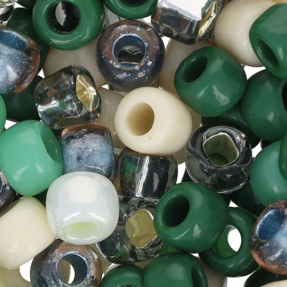 Limited Edition Toho Multi-Shape Glass Beads, Sage Mist Seed Bead Mix Assortment (1 Tube)