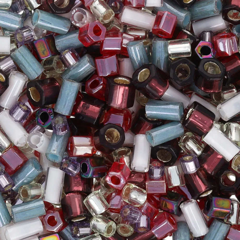 Limited Edition Toho Multi-Shape Glass Beads, Vineyard Seed Bead Mix Assortment (1 Tube)