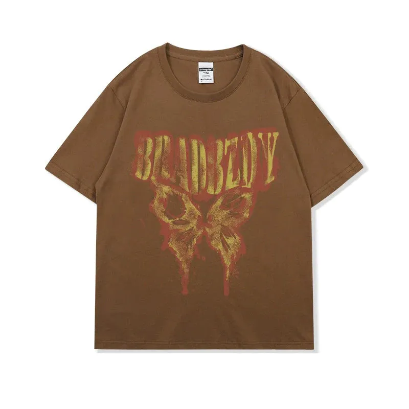 Loose Mid-Length Bottoms T-Shirt