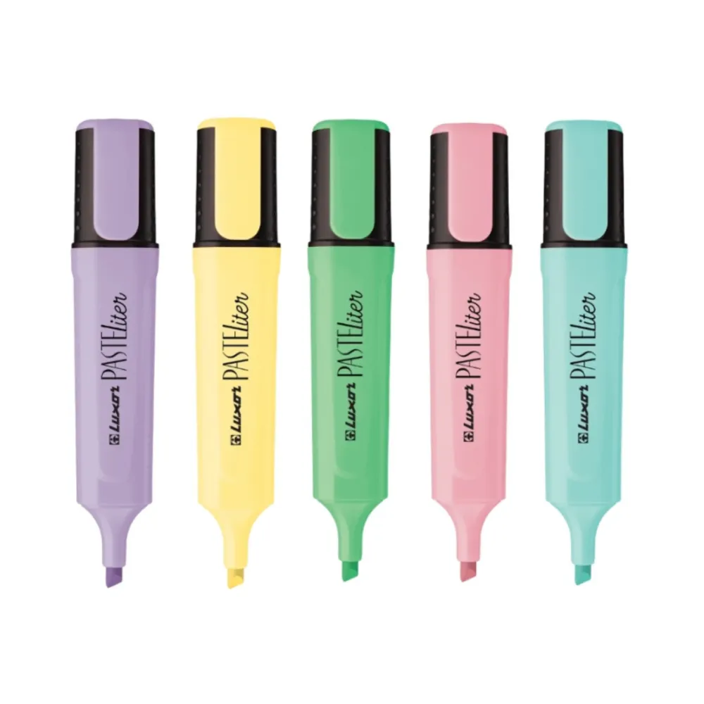Luxor Pastel Highlighters 6pc