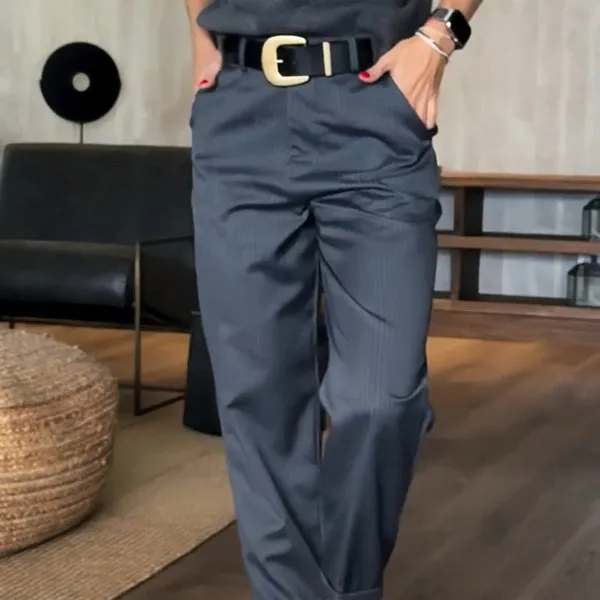 Maria| STRIPES SUIT PANTS