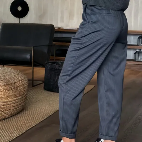 Maria| STRIPES SUIT PANTS