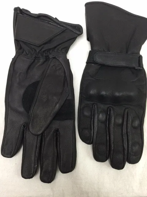 MEN'S BUTTER SOFT LONG GUANTLET W/GEL PALM & HARD KNUCKLE PROTECTION VERY SOFT