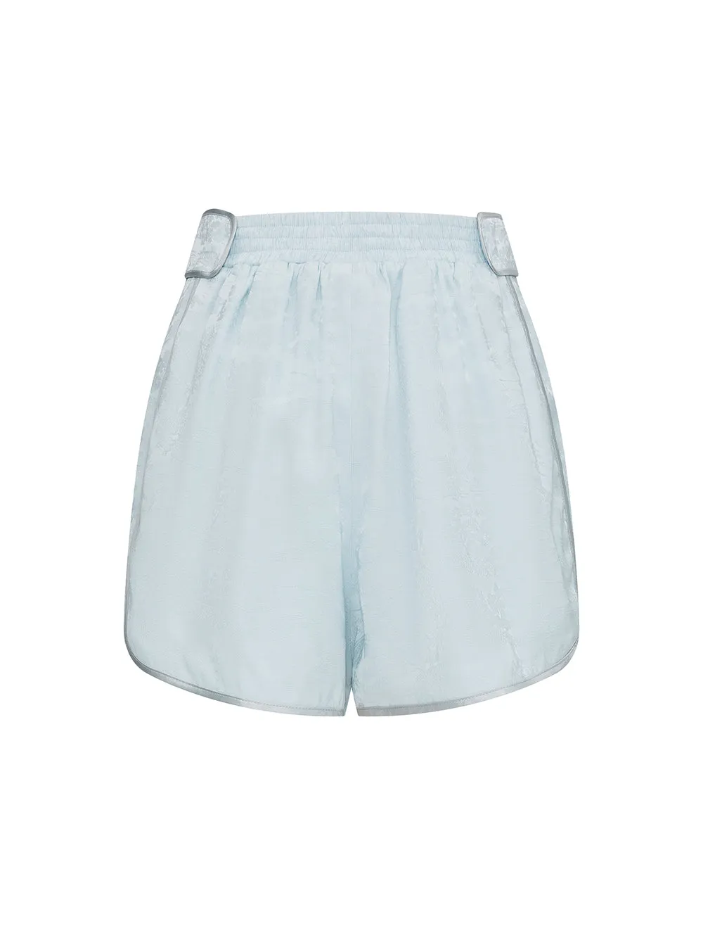 MUKZIN Blue Jacquard Casual Loose Short