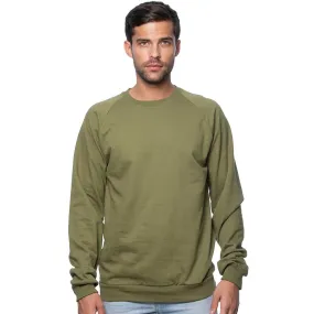 Raglan Crew Neck Sweatshirt