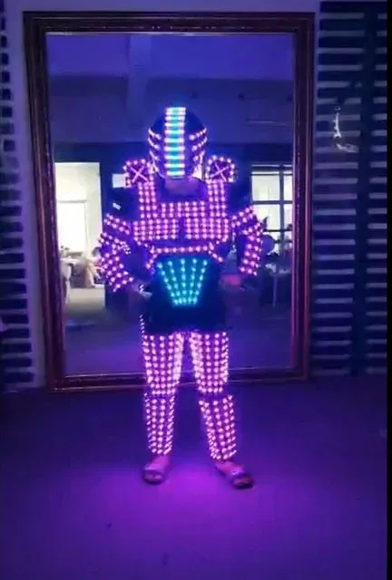 RGB Luminous Armor LED Costume Stage Dance