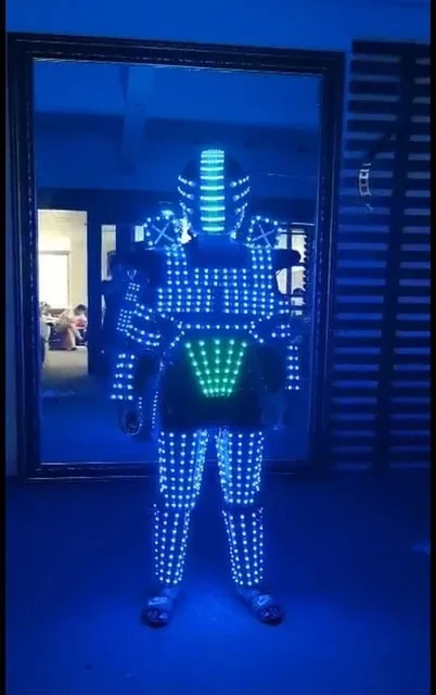 RGB Luminous Armor LED Costume Stage Dance