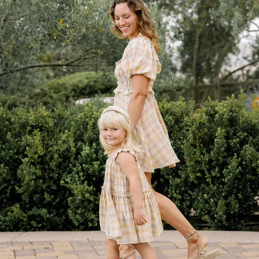 Shayla Woman's Dress | Pastel Plaid