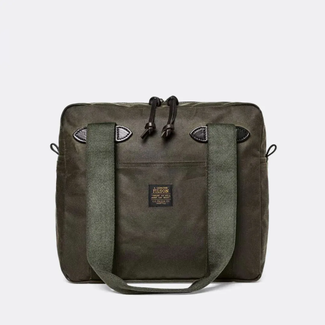 Tin Cloth Zipper Tote Bag