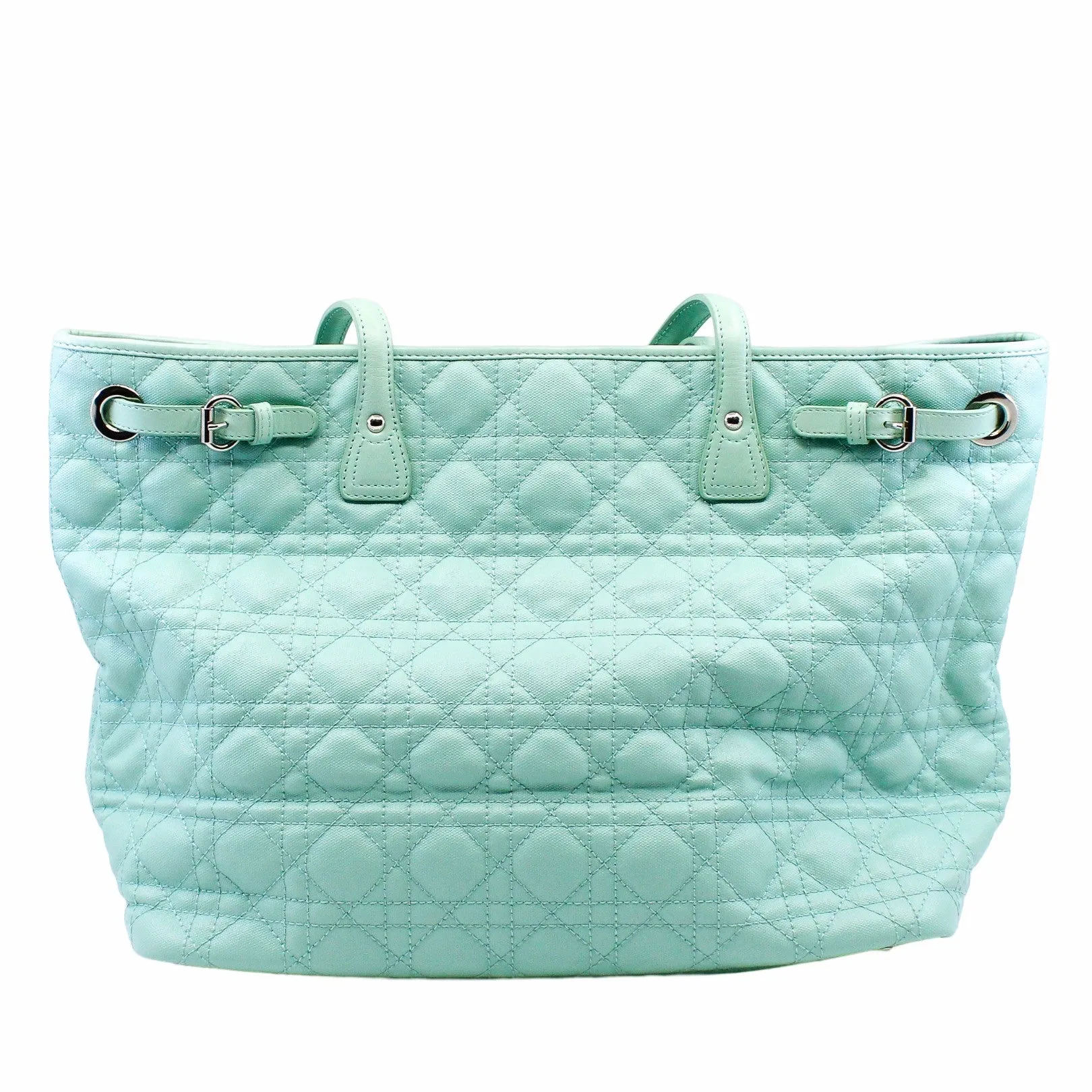 tote medium canvas light green phw