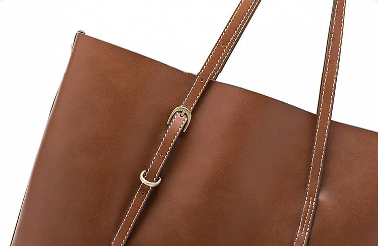 Trendy Womens Beige Leather Shoulder Tote Bags Purse Handbags for Women