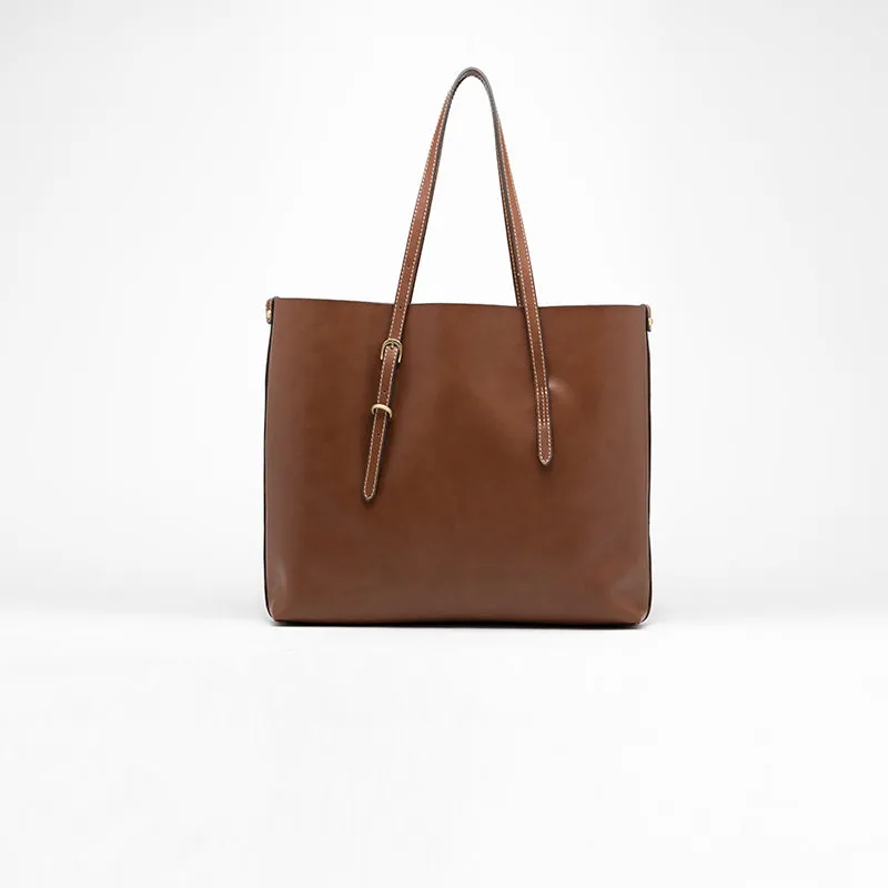 Trendy Womens Beige Leather Shoulder Tote Bags Purse Handbags for Women