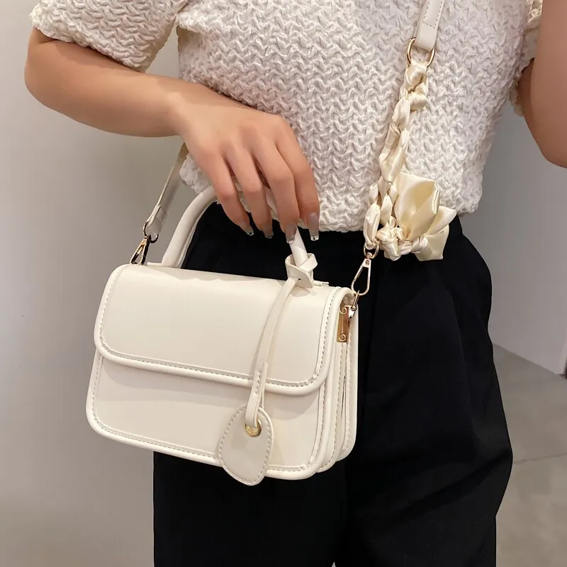 Vvsha Design Small PU Leather Flap Crossbody Shoulder Bags for Women Summer Handbags Female Fashion Brand Travel Totes