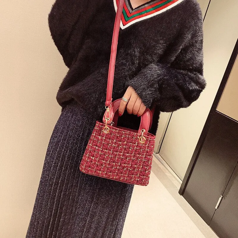 Vvsha  Luxury Fashion Women Messager Bag Girl Cute Shoulder Messenger Bag Beauty Black Red White Handbag High Quality Bags 2023